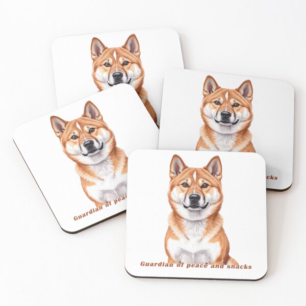 Item preview, Shiba Inu – Guardian of Peace and Snacks designed and sold by Pawtraitvibes.