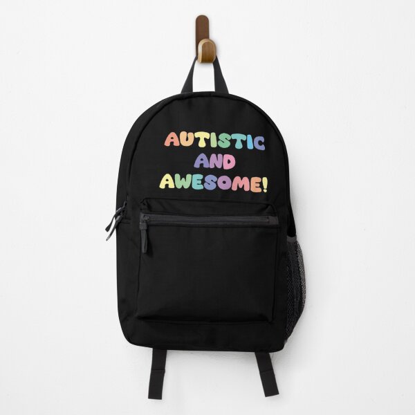 Item preview, Autistic and Awesome Rainbow Neurodiversity Pride designed and sold by Dopamine Glitch.