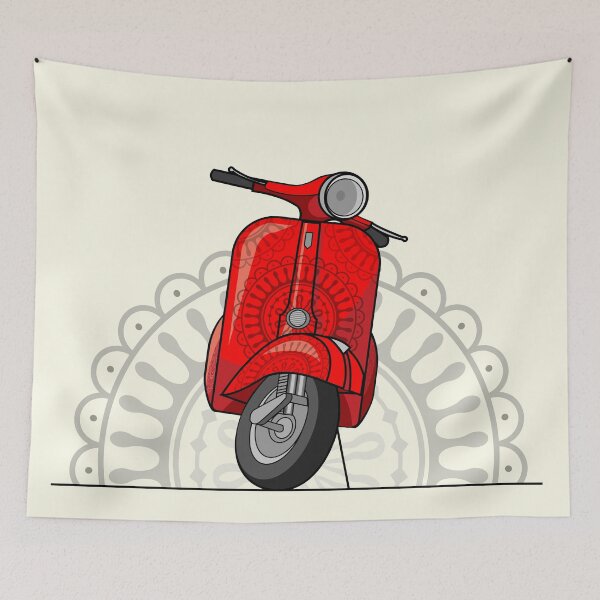Item preview, Red Retro Ride designed and sold by Way-Of-Art.