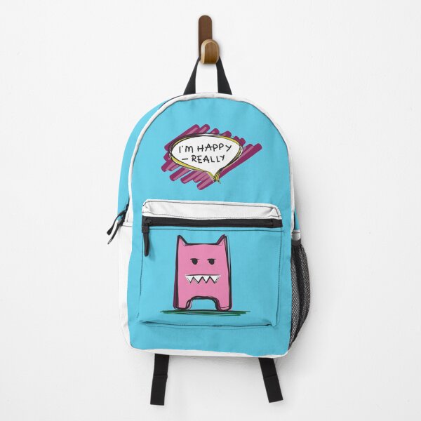Item preview, I’m Happy... Really - Blue Cartoon Monster Design designed and sold by Katherine Ann.