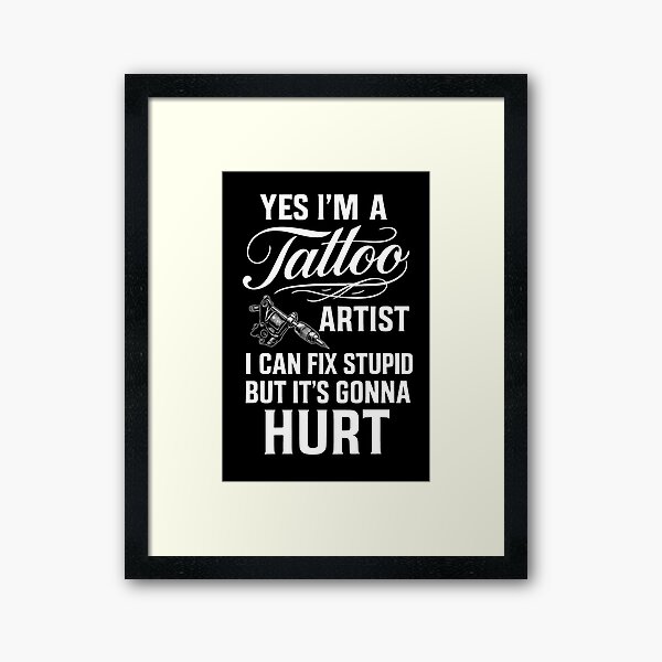 Item preview, Tattoo Artist Fix Stupid Funny Tattoo Shop Gift designed and sold by JackCurtis1991.