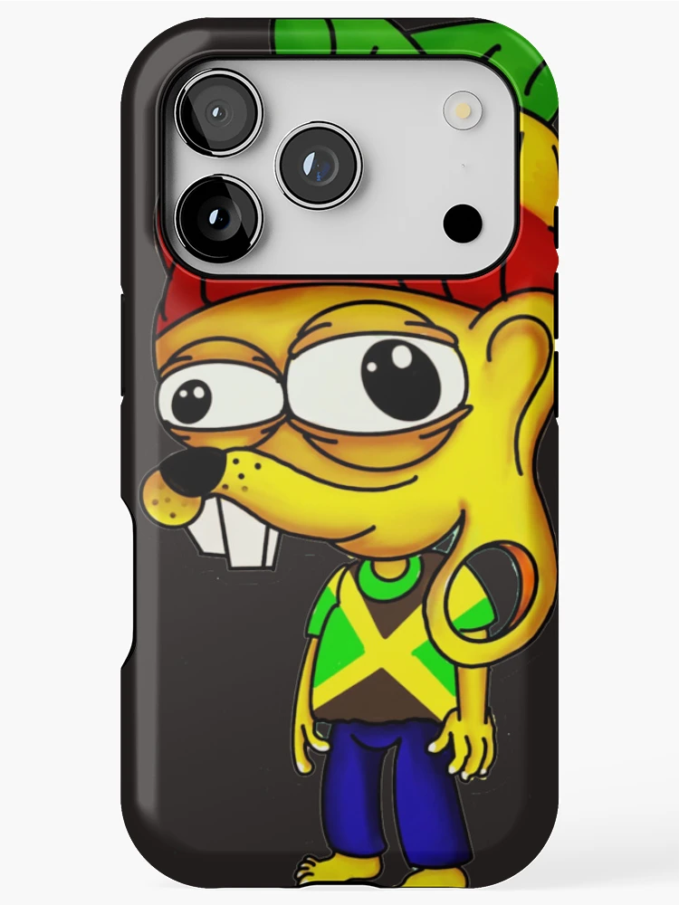 Thumbnail 1 of 4, iPhone Case, Crazy Rat Rastaman designed and sold by RatonheiroStore.