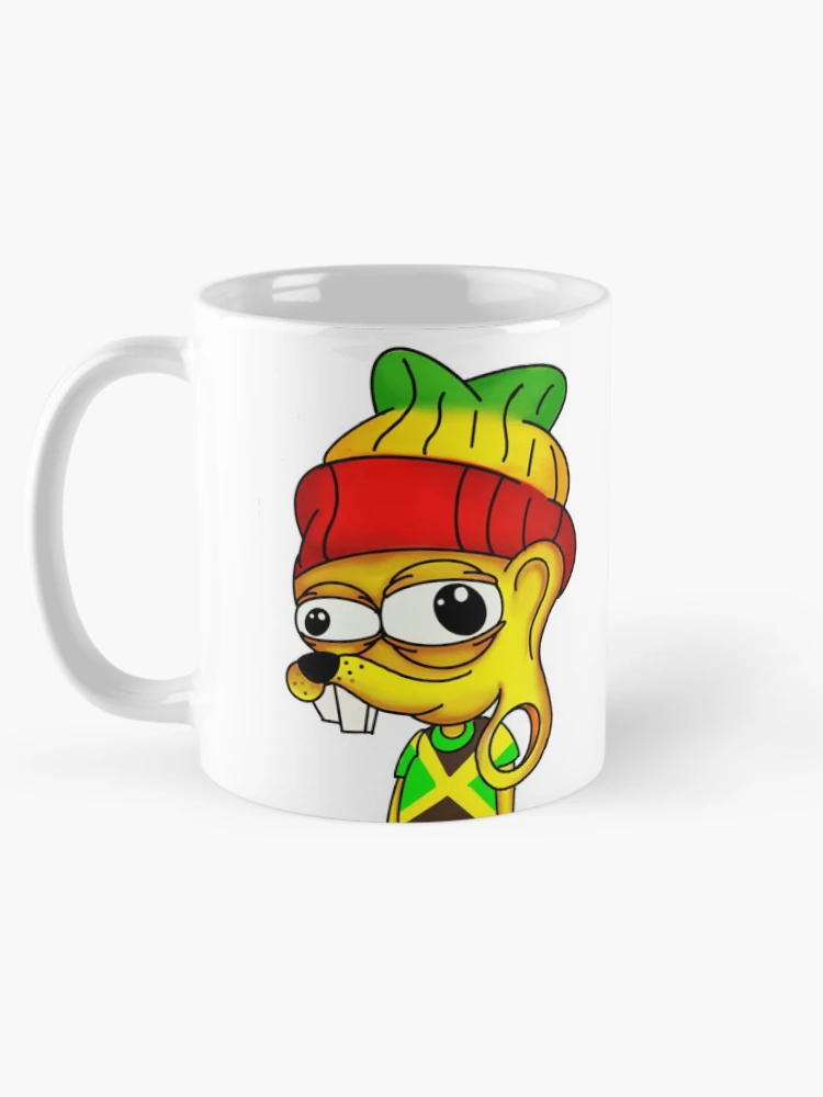 Thumbnail 5 of 6, Coffee Mug, Crazy Rat Rastaman designed and sold by RatonheiroStore.