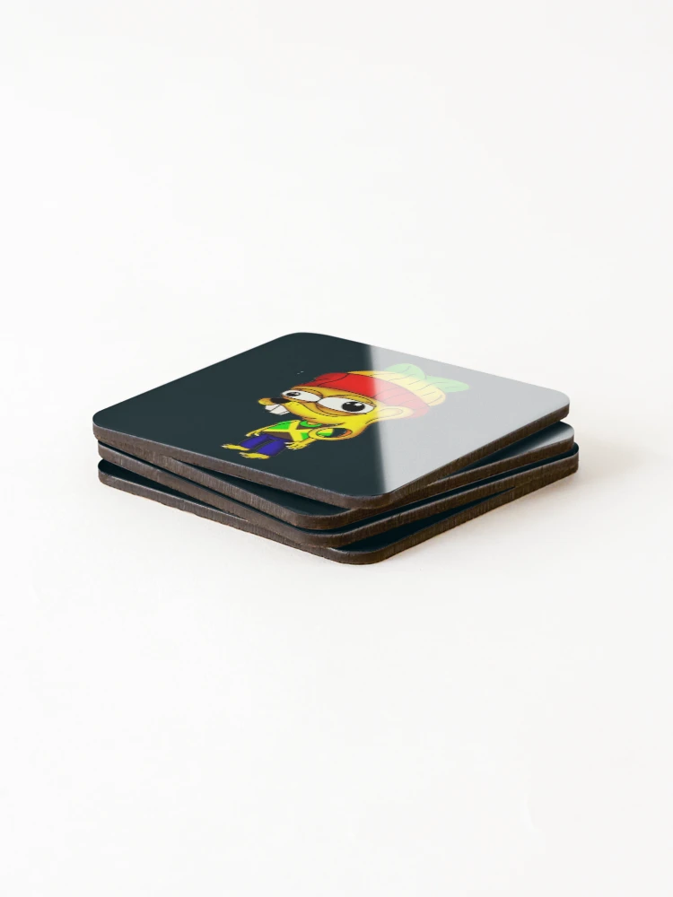 Thumbnail 4 of 5, Coasters (Set of 4), Crazy Rat Rastaman designed and sold by RatonheiroStore.