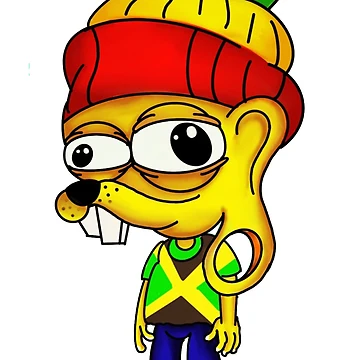 Artwork thumbnail, Crazy Rat Rastaman by RatonheiroStore