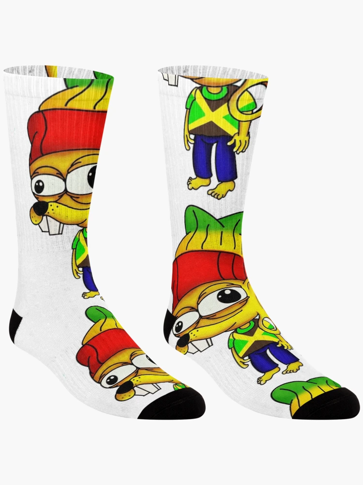 Thumbnail 3 of 5, Socks, Crazy Rat Rastaman designed and sold by RatonheiroStore.