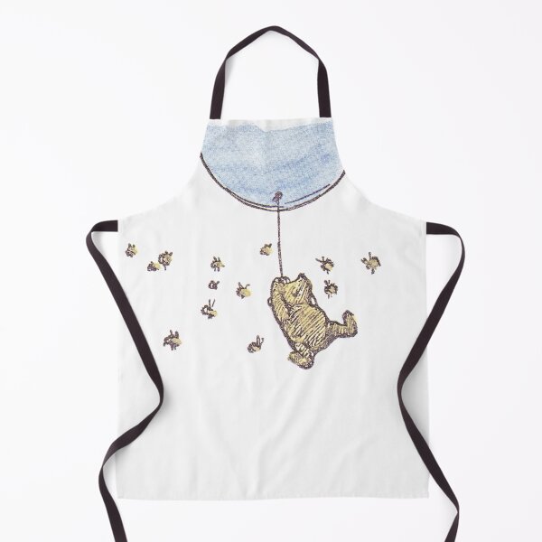 Item preview, Classic Vintage Original Pooh Bear Watercolor Balloon and Bees designed and sold by PoohsCompany.