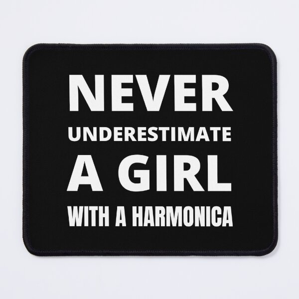 Item preview, Never underestimate a girl with a harmonica designed and sold by fev-rocks.