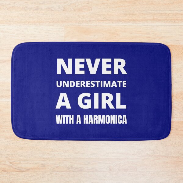 Item preview, Never underestimate a girl with a harmonica designed and sold by fev-rocks.