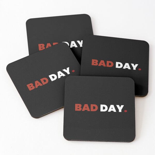 Item preview, Bad Day – Relatable Minimalist Quote Design for Mood & Vibes designed and sold by umorshofi.