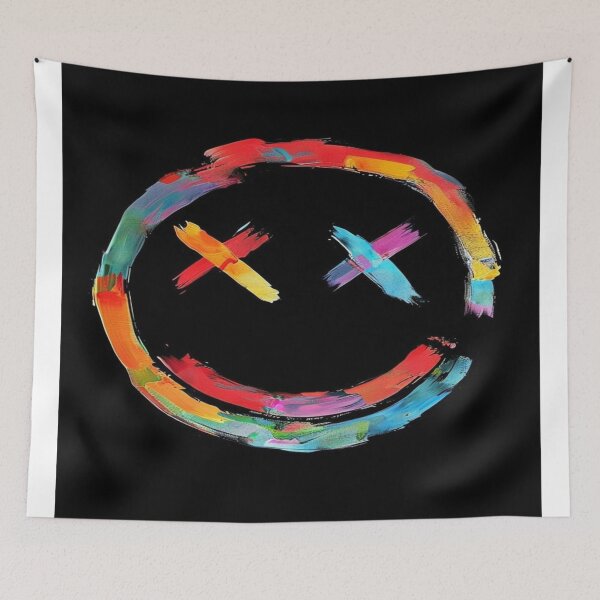 Item preview, Colorful mystery face design designed and sold by saly55887.