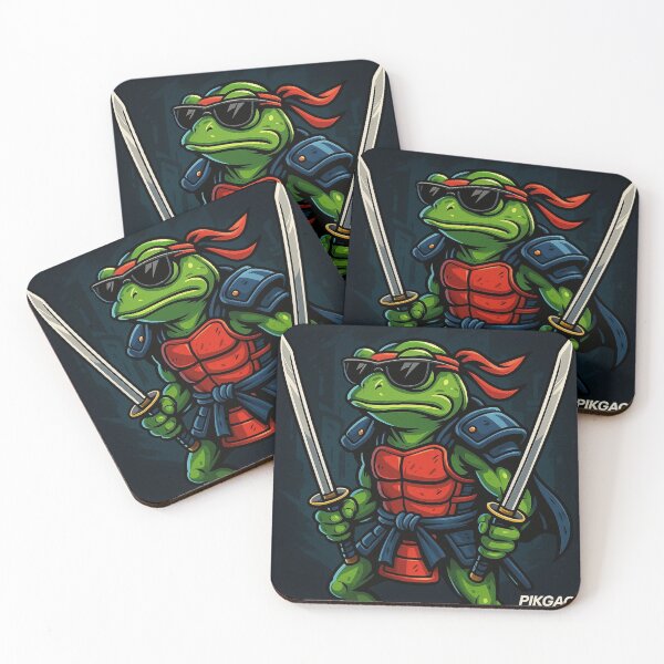 Item preview, "Samurai Frog - Dual Blade Warrior" designed and sold by pikgag.