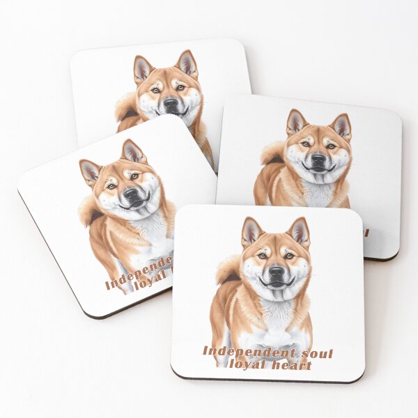 Item preview, Shiba Inu – Independent Soul, Loyal Heart designed and sold by Pawtraitvibes.