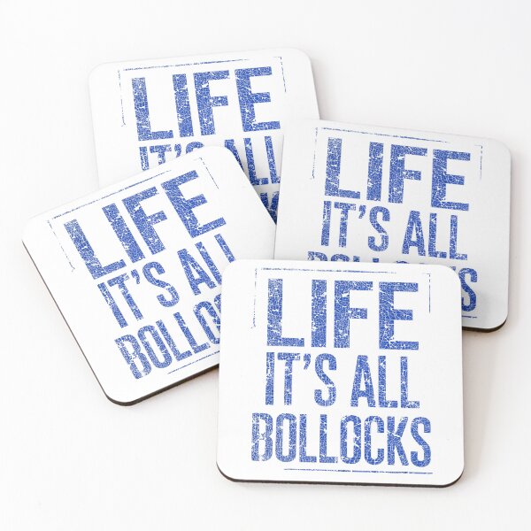 Item preview, Life. It's All Bollocks. designed and sold by Angry Swan Designs.