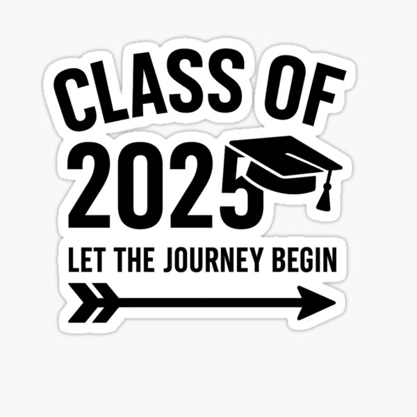 Item preview, Graduation Shirt Class of 2025 – Let the Journey designed and sold by Infinite Feeling Shop.