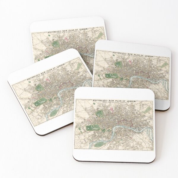 Item preview, Whitebreads New Plan Of London Vintage Map designed and sold by Angry Swan Designs.