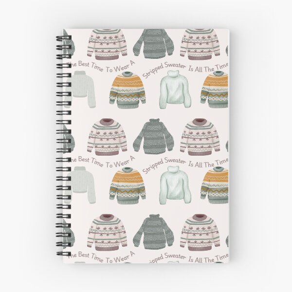 Item preview, The Best Time to Wear a Stripped Sweater Pattern designed and sold by TeaLeef.