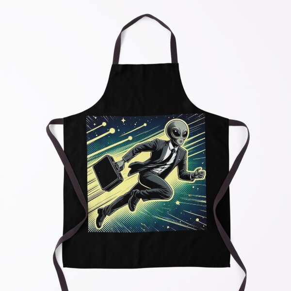 Item preview, alien going to work designed and sold by Dogandesighn.