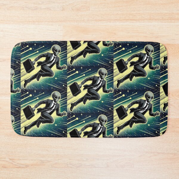 Item preview, alien going to work designed and sold by Dogandesighn.