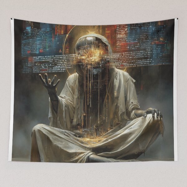Item preview, Digital Prophet Ascends designed and sold by SurrealeyeSEA.
