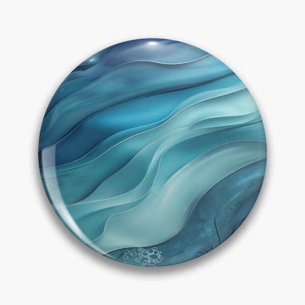 Item preview, Surreal view in shades of blue designed and sold by saly55887.