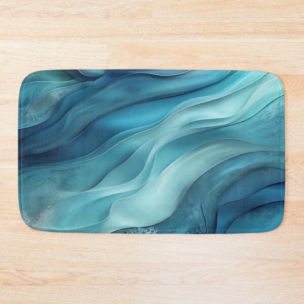 Item preview, Surreal view in shades of blue designed and sold by saly55887.