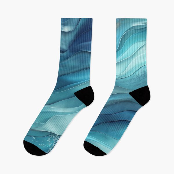 Item preview, Surreal view in shades of blue designed and sold by saly55887.