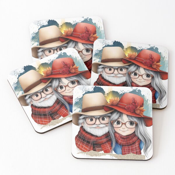 Item preview, Autumn's Embrace: A Cozy Couple Portrait designed and sold by ChenEngEng.