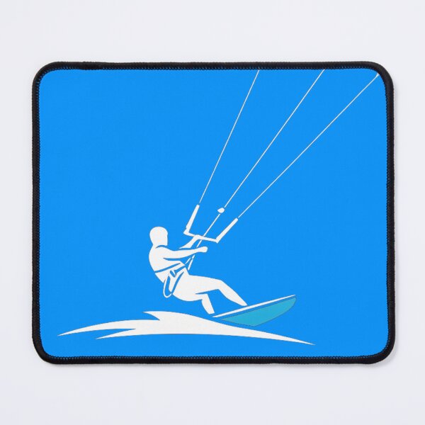 Item preview, Dynamic Kiteboarding Action – Vibrant Water Sport Illustration designed and sold by Cloud-Riders.