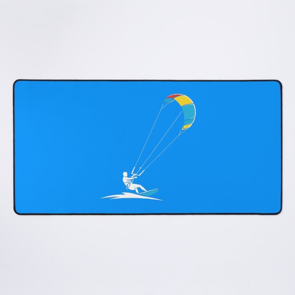 Item preview, Dynamic Kiteboarding Action – Vibrant Water Sport Illustration designed and sold by Cloud-Riders.