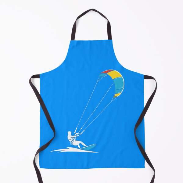 Item preview, Dynamic Kiteboarding Action – Vibrant Water Sport Illustration designed and sold by Cloud-Riders.