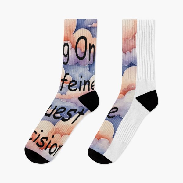 Item preview, Running On Caffeine And Questionable Decisions designed and sold by SmashingDeals.