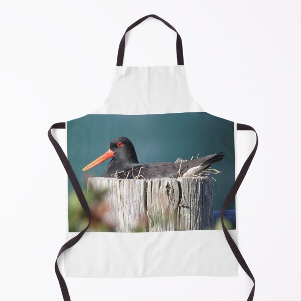 Item preview, Oystercatcher Nesting on Fence Strainer designed and sold by sandysshoots.