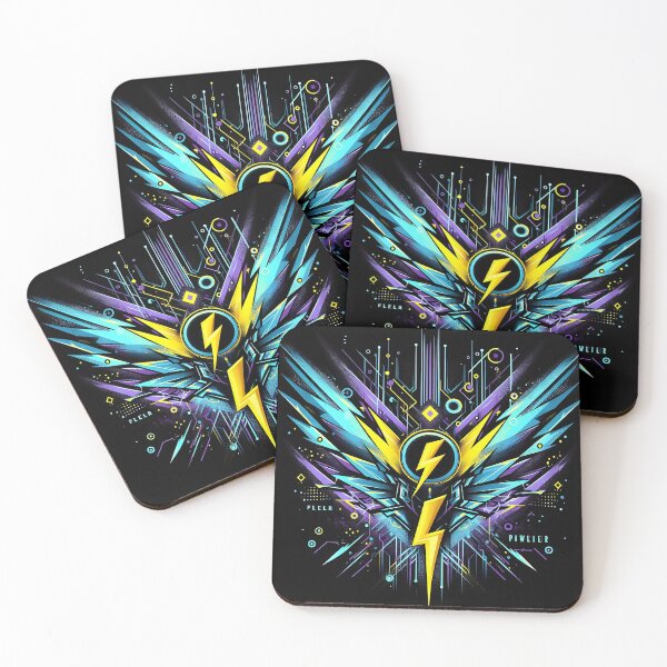 Item preview, Cyberpunk Lightning Bolt - Futuristic Tech Wings Neon Aesthetic designed and sold by VA Design.
