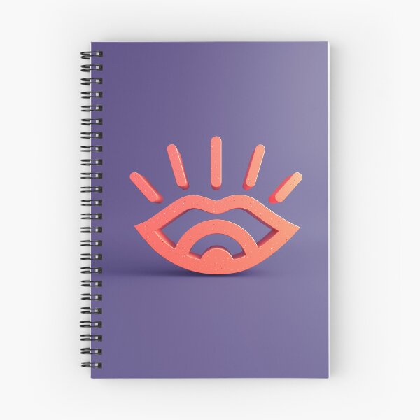 Item preview, Modern abstract 3D logo | Minimalist eye + mouth designed and sold by susun-design.