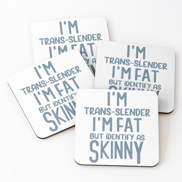 Item preview, Trans-Slender: I Identify as Skinny designed and sold by Angry Swan Designs.