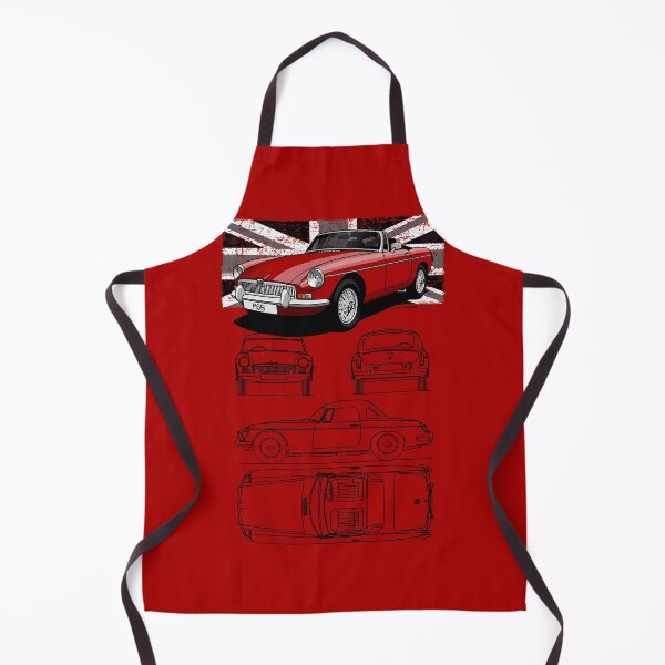 Item preview, My drawing of the MGB Roadster with the technical plans designed and sold by designjaag.