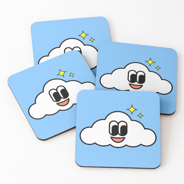 Item preview, Flat Design Illustration with Character Fun Cloud designed and sold by AlginaPugachova.