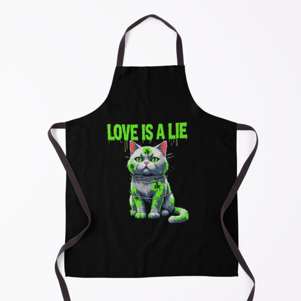 Item preview, Love Is a Lie – Urban Punk Plush Cat Art designed and sold by Zakshop3.