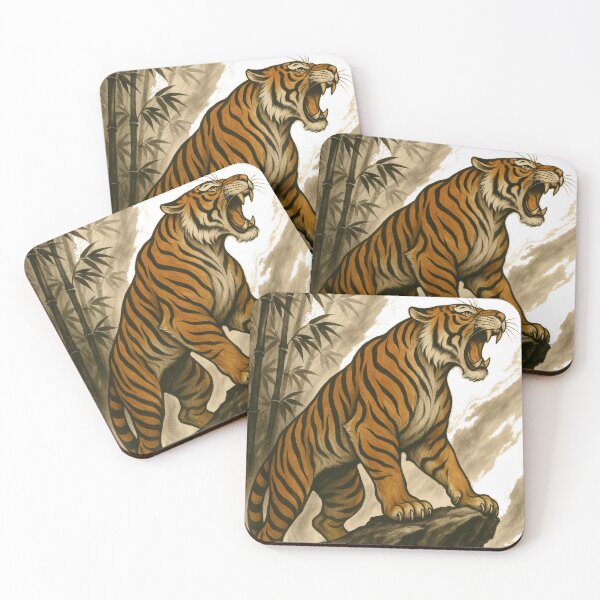 Item preview, 咆哮する虎 – Roaring Tiger | Ink Spirit – Animal Series designed and sold by Taki_jp_design.