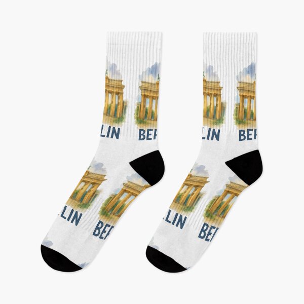Item preview, Brandenburg Gate – Berlin Watercolor Illustration designed and sold by Design-Fabrik.