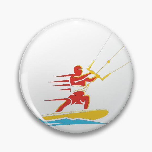 Item preview, Vibrant Kiteboarding Illustration – High-Energy Water Sport Graphic designed and sold by Cloud-Riders.