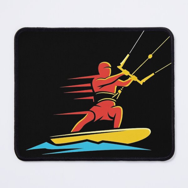 Item preview, Vibrant Kiteboarding Illustration – High-Energy Water Sport Graphic designed and sold by Cloud-Riders.