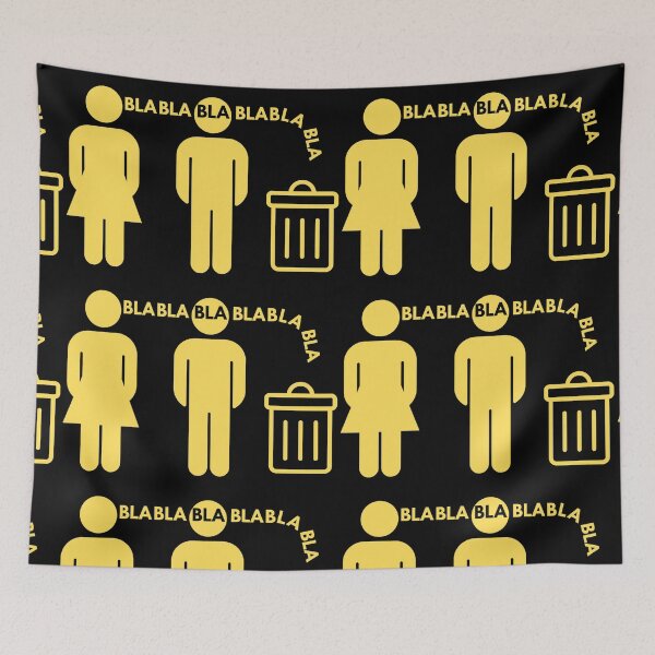 Item preview, Bla Bla Bla - The Silent Listener designed and sold by Zakshop3.