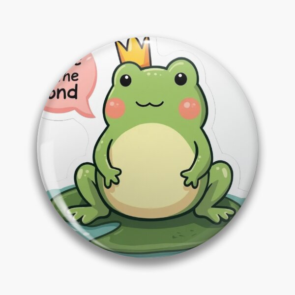 Item preview, Thicc of the Pond – Kawaii Frog Butt Sticker designed and sold by Gscode.
