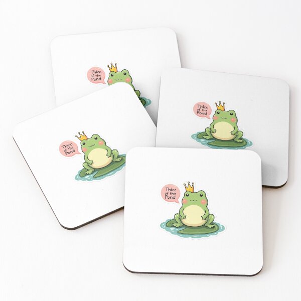Item preview, Thicc of the Pond – Kawaii Frog Butt Sticker designed and sold by Gscode.