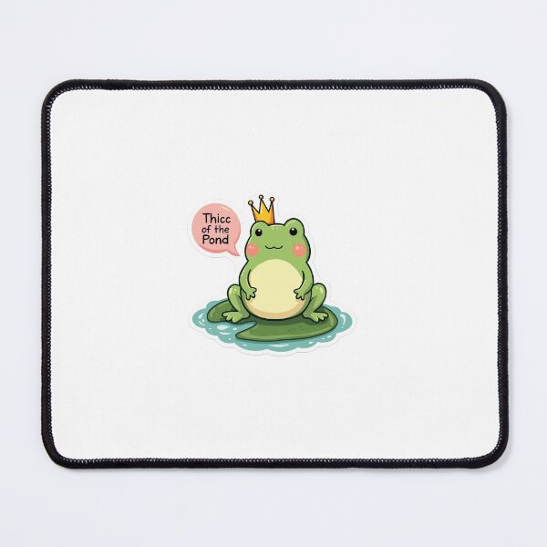 Item preview, Thicc of the Pond – Kawaii Frog Butt Sticker designed and sold by Gscode.