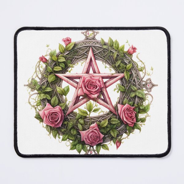 Item preview, Rose Pentagram designed and sold by MuskegonWitches.