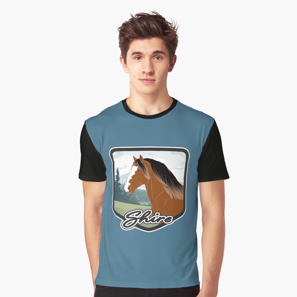 Aperçu de l'œuvre T-shirt graphique créée et vendue par WebEquitation.