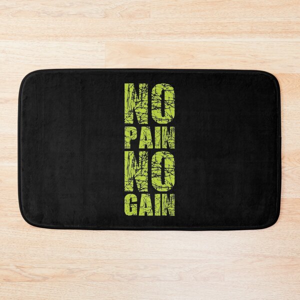 Item preview, Powerful Fitness Quote | No Pain No Gain designed and sold by typoinspired.